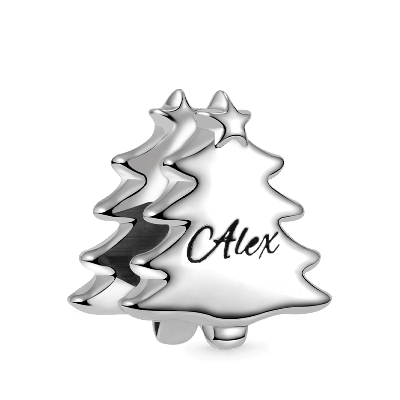 Christmas Tree Engravable Charm