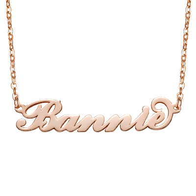 Casual 18K Rose Gold Necklace