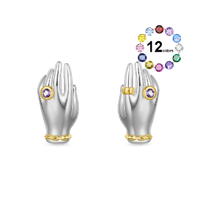 Exquisite 'My Hands' Stud Earrings