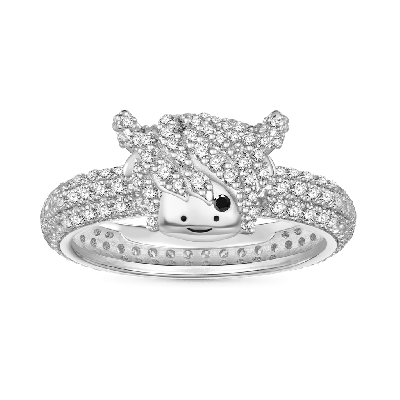 Highland Cow Diamond Ring
