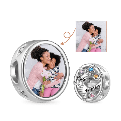 Mother's Day HUG MUMMY Photo Charm