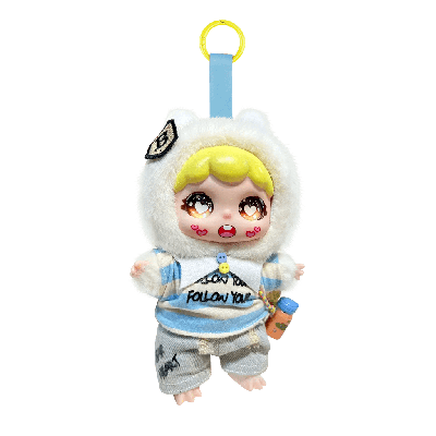 Cloud Bunny Yellow Plush Doll Pendant