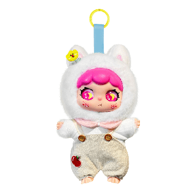Cloud Bunny White Plush Doll Pendant
