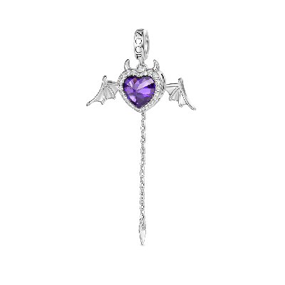 Flying Demon Wing Charm