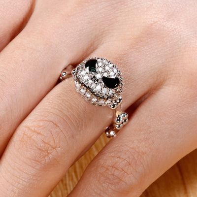 Crystal Skull Ring