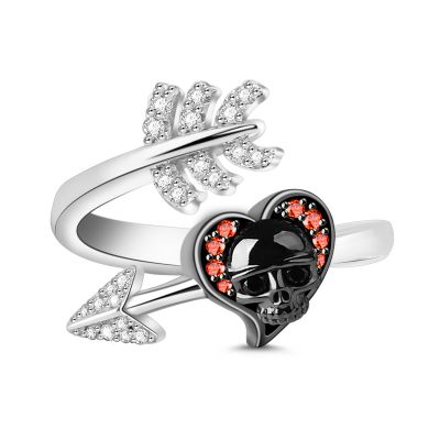 Skull Arrow Ring
