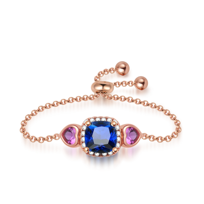 Blue Sapphire Adjustable Ring