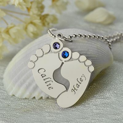 Baby Feet Necklace